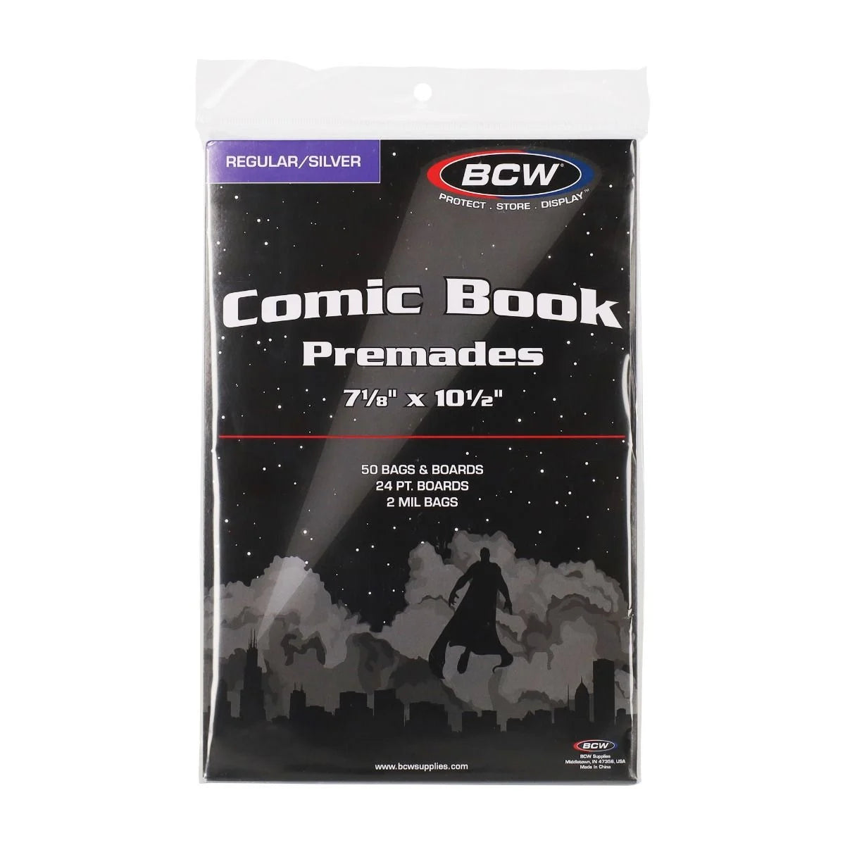 BCW Premade Regular/Silver Bags