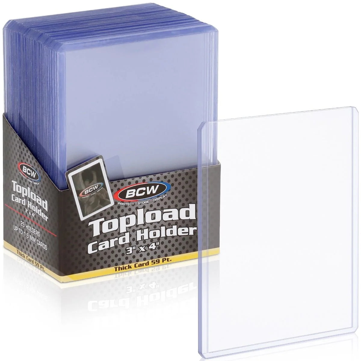 BCW Thick Card Topload Holder - 59 PT.