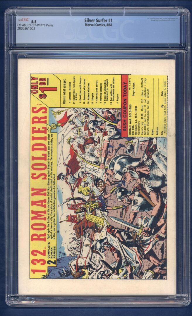 Silver Surfer #1 CGC 5.5 Origin of the Silver Surfer