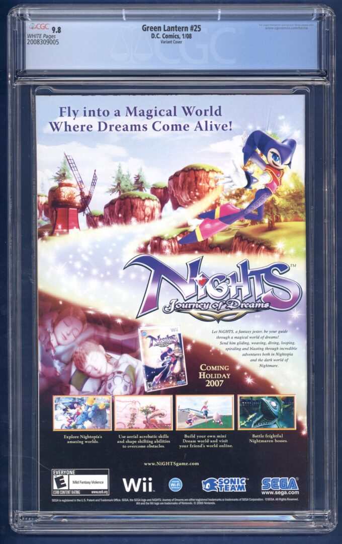 Green Lantern #25 Variant CGC 9.8 1st appearance of Larfleeze & Atrocitus