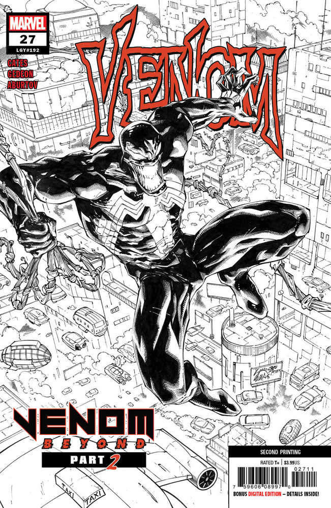 Venom #27 2nd Printing Stegman Sketch Variant