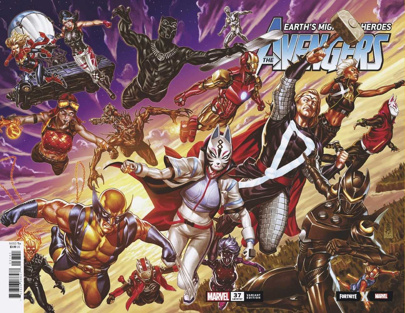 Avengers #37 Brooks Fortnite Wrpad Variant