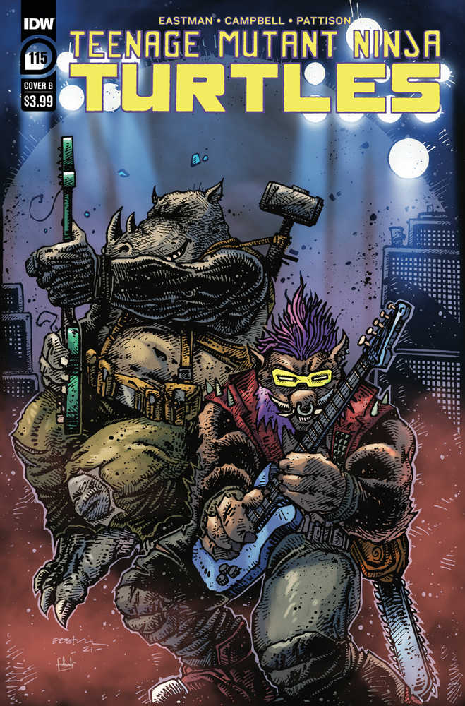 Teenage Mutant Ninja Turtles #115 Cover B Eastman