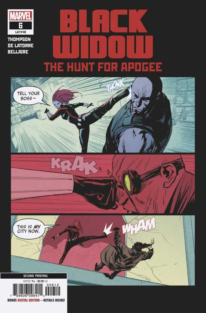 Black Widow #6 2nd Printing De Latorre Variant