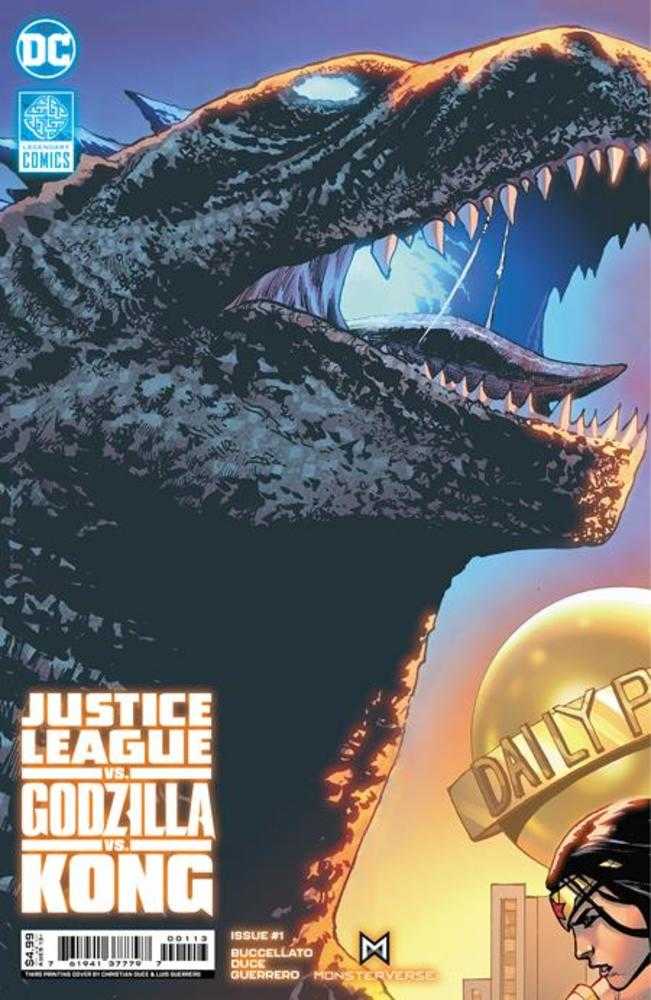 Justice League vs Godzilla vs Kong #1 3rd Printing