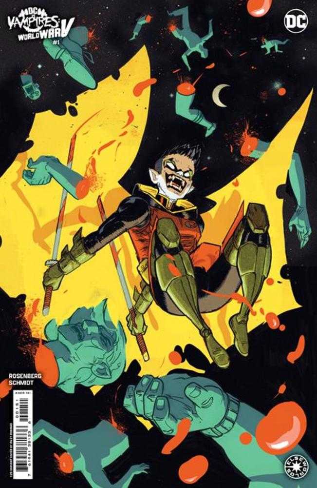 DC vs Vampires World War V #1 (Of 12) Cover E 1:25 Riley Rossmo Card Stock Variant