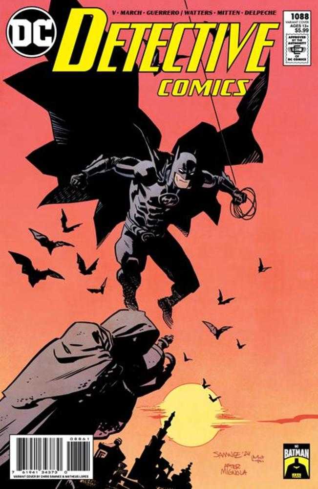 Detective Comics #1088 Cover D Chris Samnee Batman 85 Th Anniversary Card Stock Variant