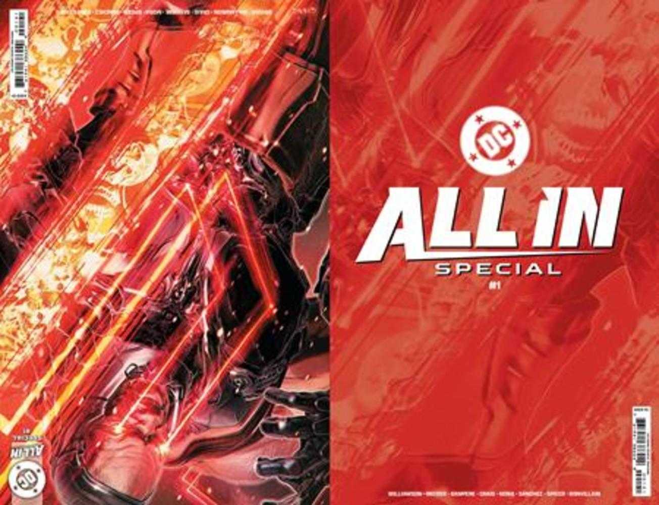 DC All In Special #1 Cover E 1:25 John Giang Wraparound Card Stock Variant NM