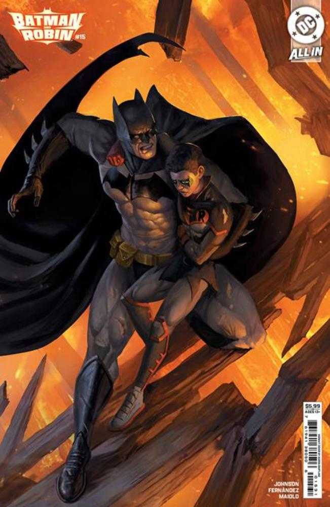 Batman And Robin #15 Cover C Aaron Bartling Card Stock Variant NM