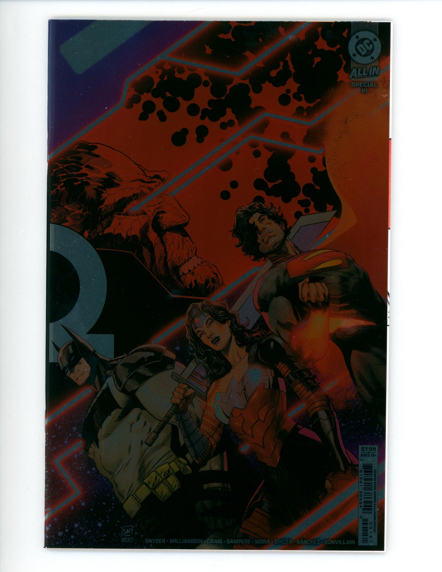 DC All In Special #1 (One Shot) Cover D Daniel Sampere Wraparound Foil Variant NM