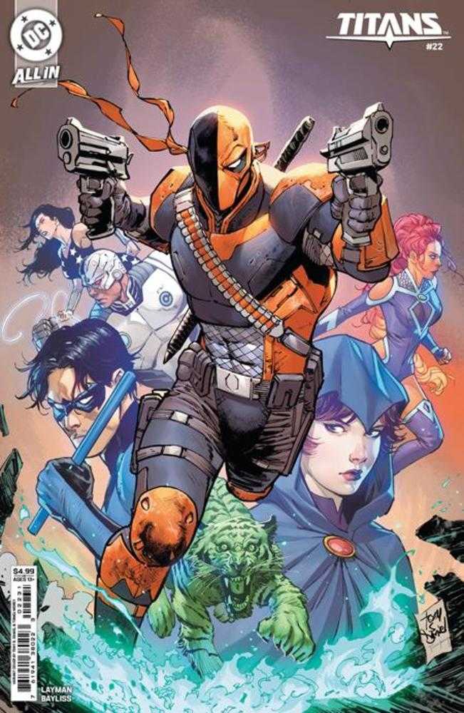 Titans #22 Cover B Tony S Daniel Card Stock Variant NM