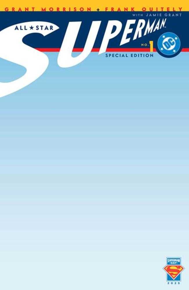 All Star Superman #1 Cover C Blank Superman Day 2025