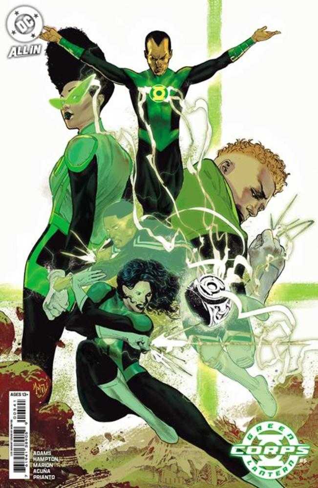 Green Lantern Corps #5 Cover D 1 in 25 Montos Card Stock Variant