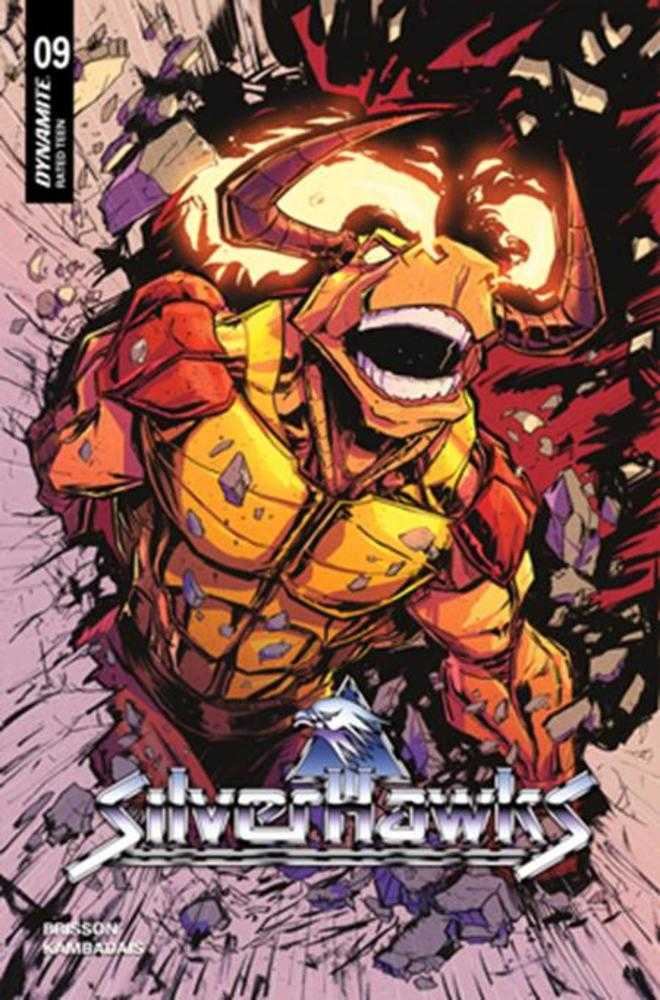 Silverhawks #9 Cover G 1 in 10 David Cousens Battle Damage Original Variant