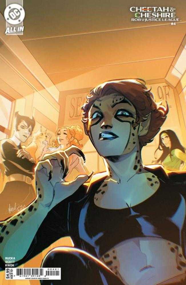 Cheetah And Cheshire Rob The Justice League #4 (Of 6) Cover C Mirka Andolfo Card Stock Variant