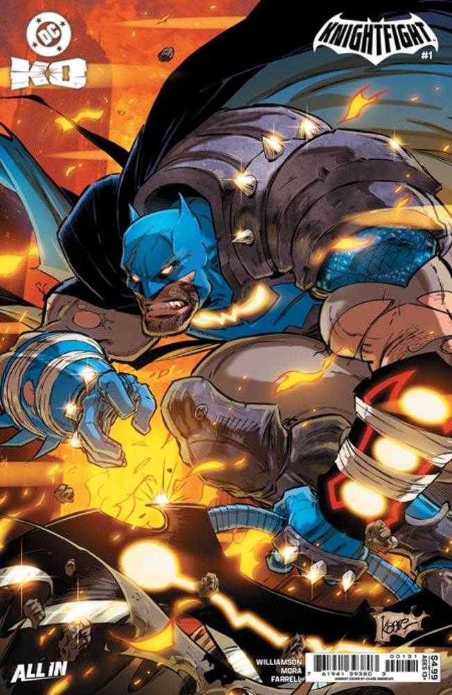DC K.O. Knightfight #1 (Of 4) Cover C Kaare Andrews Card Stock Variant