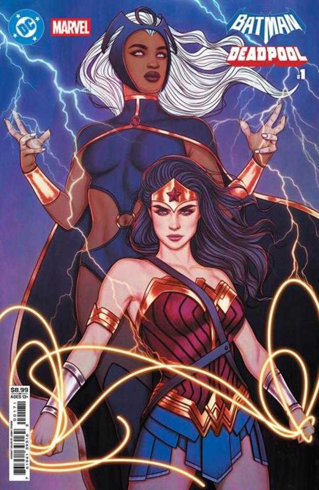 Batman Deadpool #1 (One Shot) Cover H Jenny Frison Wonder Woman Storm Card Stock Variant