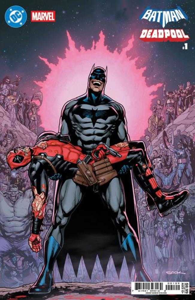 Batman Deadpool #1 (One Shot) Cover R Ryan Sook Crisis On Infinite Earths 7 Homage Card Stock Variant