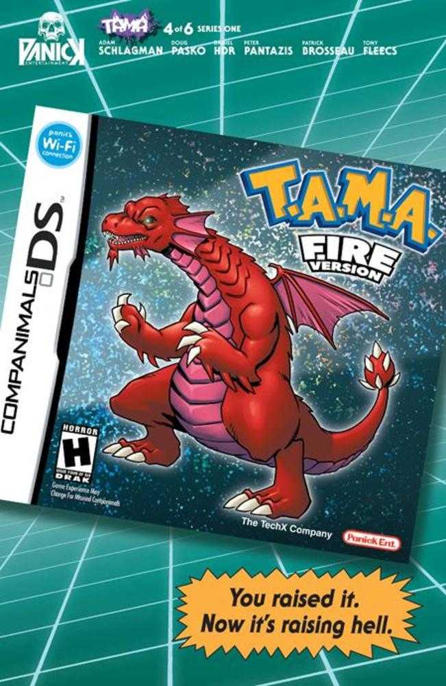 Tama #4 (Of 6) Cover C 1 in 10 Tony Fleecs Retro Videogame Homage Variant (Mature)