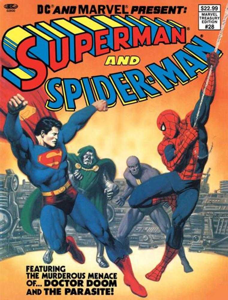 DC And Marvel Present Superman And Spider-Man (Marvel Treasury Edition #28) #1 Facsimile Edition Cover C John Romita Sr & Bob Larkin Foil Variant