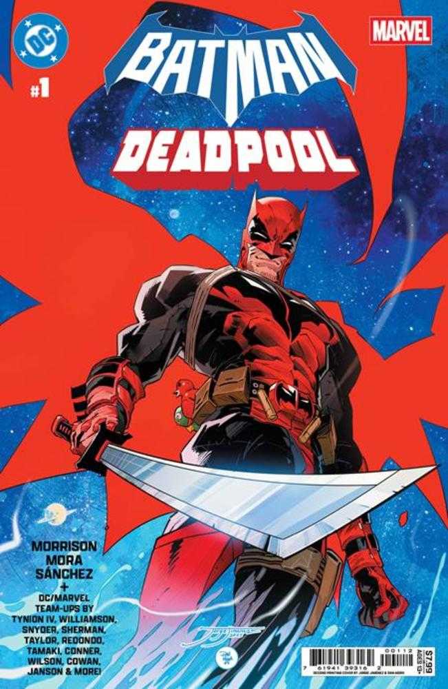 Batman Deadpool #1 (One Shot) 2nd Print Cover A Jorge Jimenez & Dan Mora