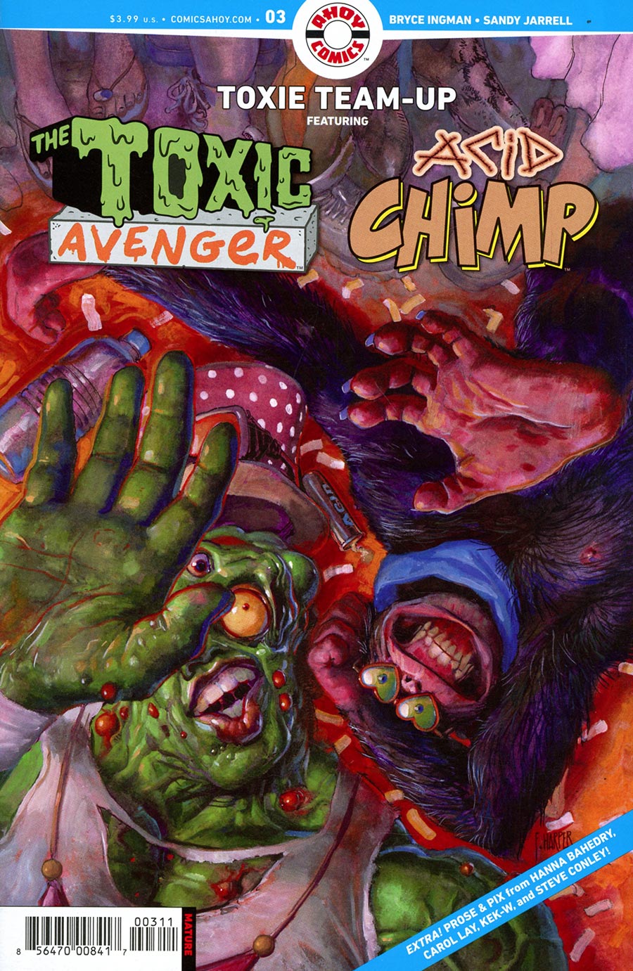 Toxie Team Up #3 (Of 5) Cover A Fred Harper (Mature)