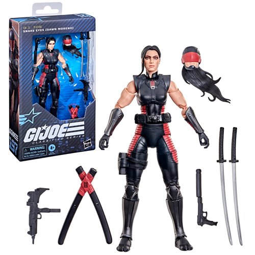 G.I. Joe Classified Series 6-Inch Action Figure Snake Eyes (Dawn Moreno)