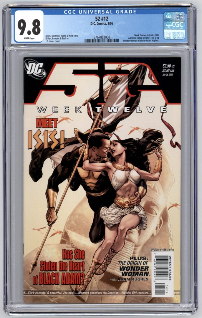 52 #12 CGC 9.8 1st App. of Adrianna Topaz as Isis