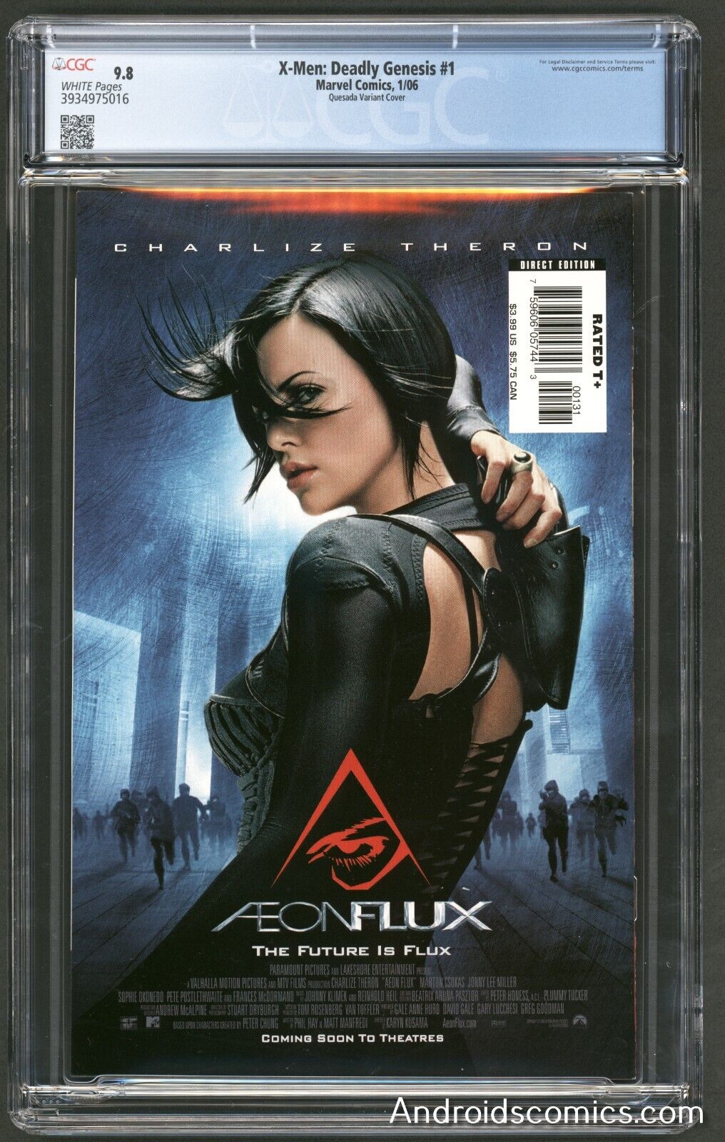 X-Men: Deadly Genesis #1 ~ CGC 9.8 ~ 1st Appearance of Vulcan ~ Quesada Variant