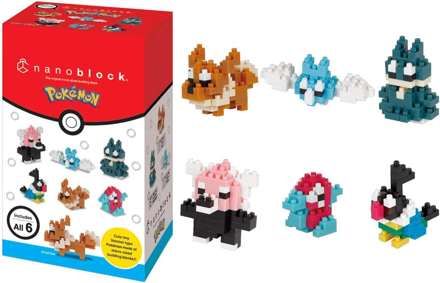 Pokemon Nanoblock Normal Type Box