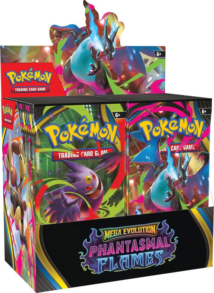 Pokemon Mega Evolution Phantasmal Flames Booster Packs