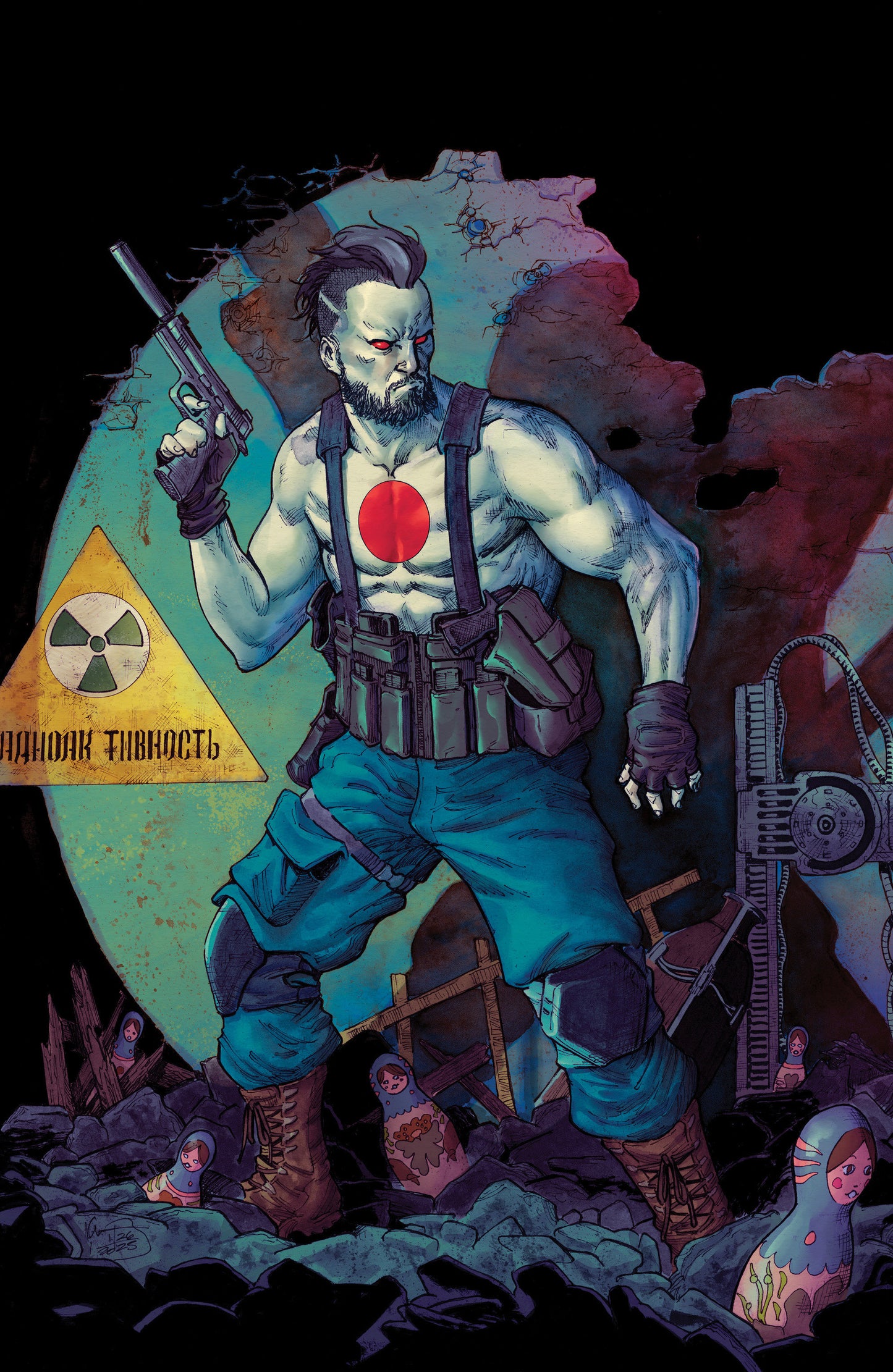 Valiant Beyond: Bloodshot #4 Man Made Hell #1 Variant C (Wong Full Art)