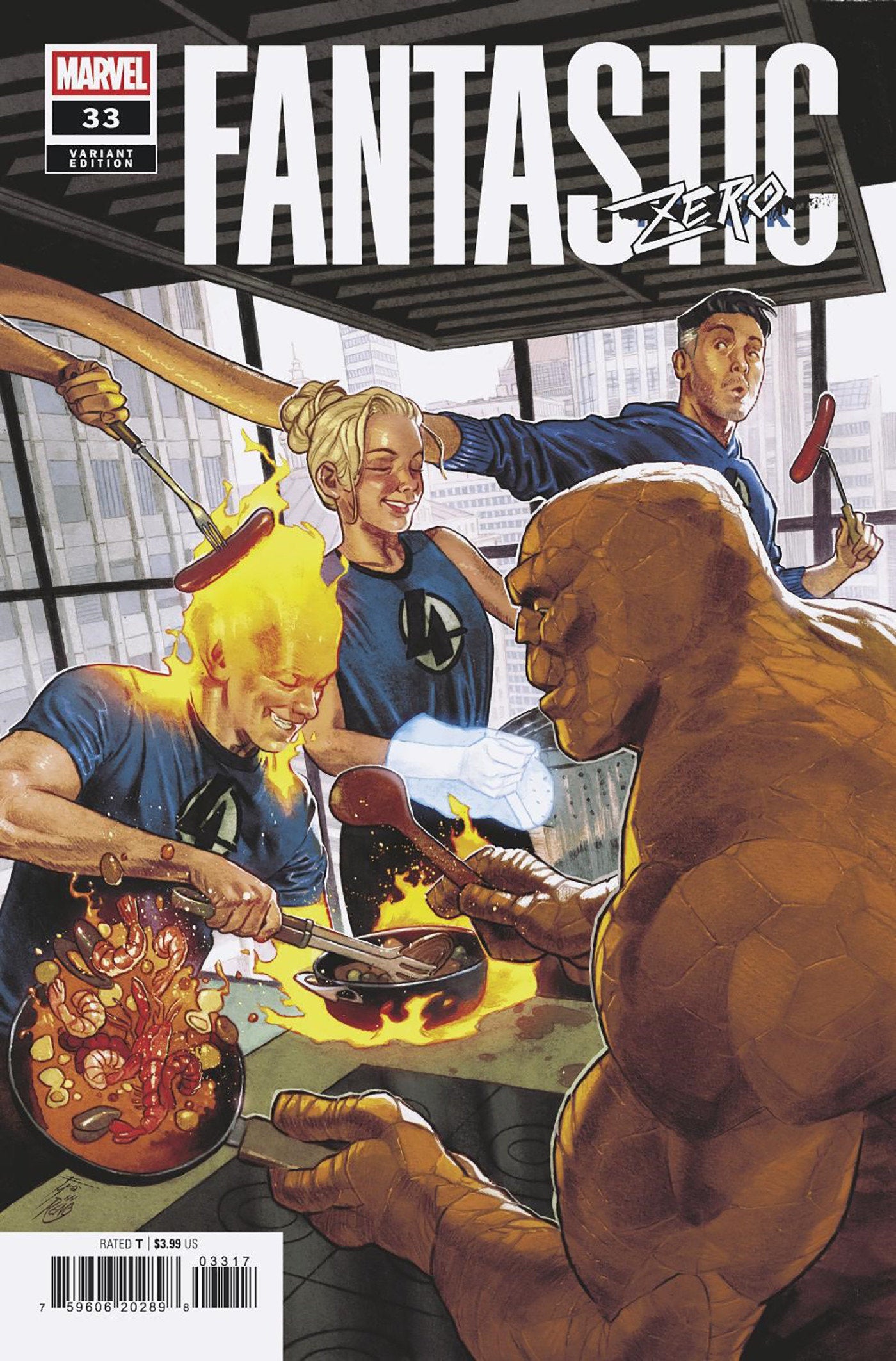 Fantastic Four #33 25 Copy Variant Edition Francesco Mobili Variant
