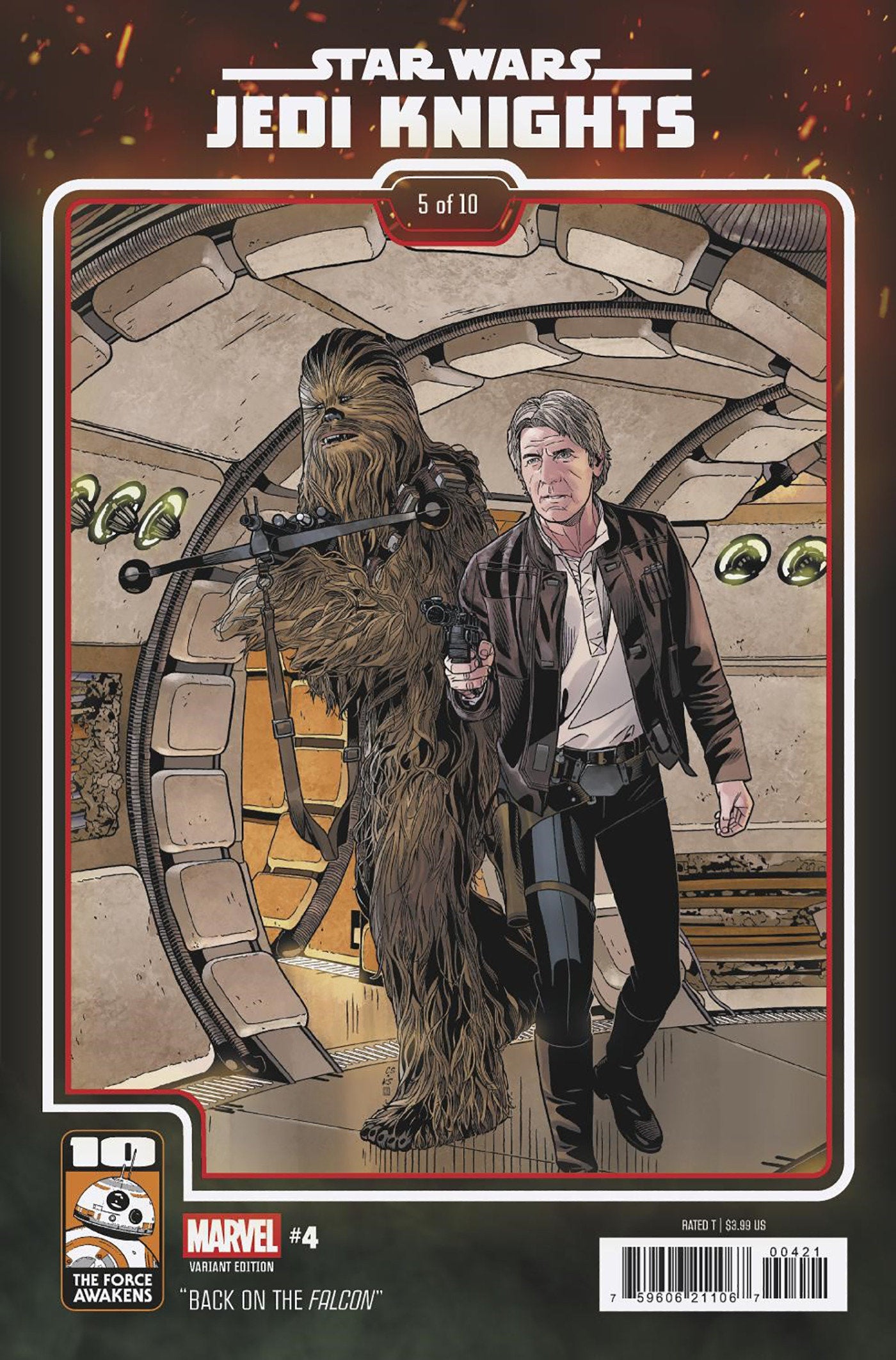 Star Wars: Jedi Knights #4 Chris Sprouse The Force Awakens 10 Th Anniversary Variant
