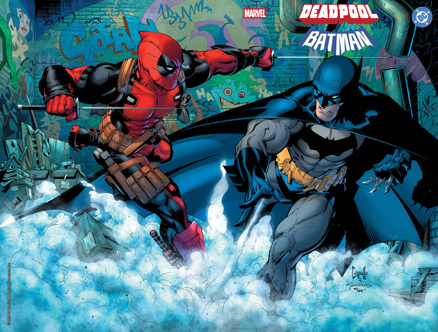 Deadpool/Batman #1 Greg Capullo Wraparound Variant