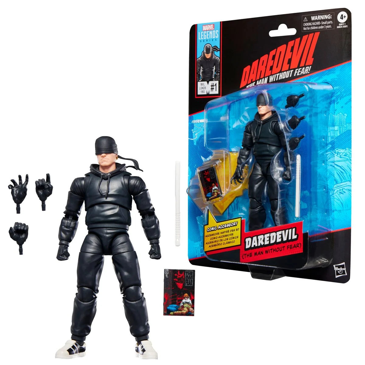 Marvel Legends Comics-Inspired Daredevil Man Without Fear 6-Inch Action Figure