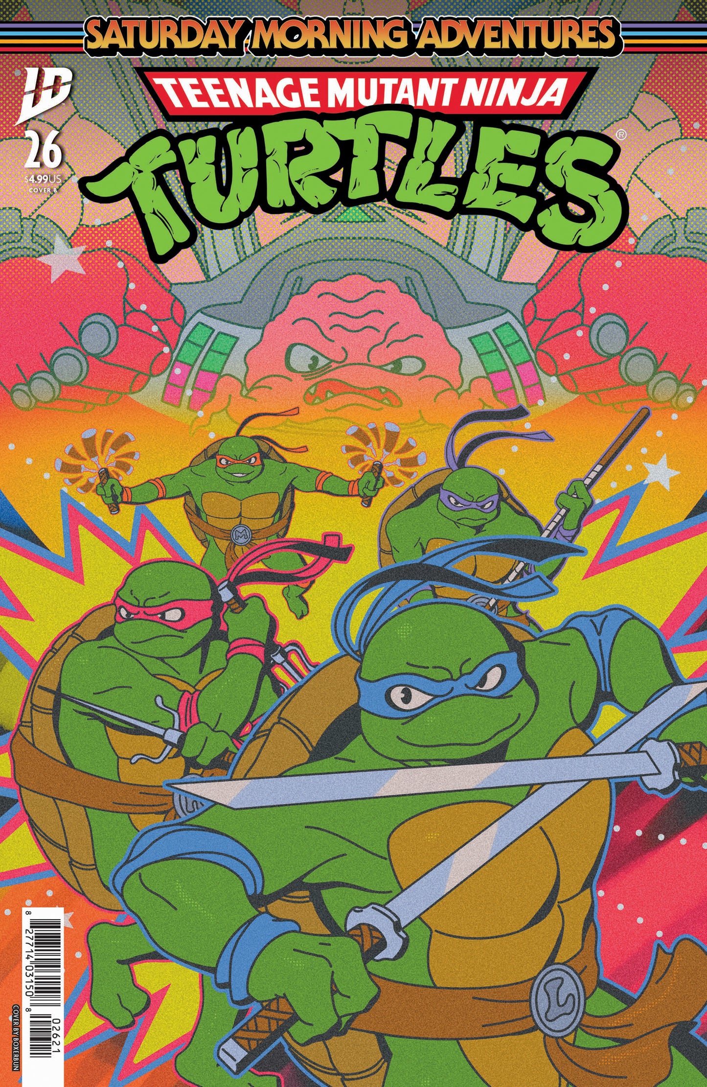 Teenage Mutant Ninja Turtles Saturday Morning Adventure #26 Cover B Boxerbun