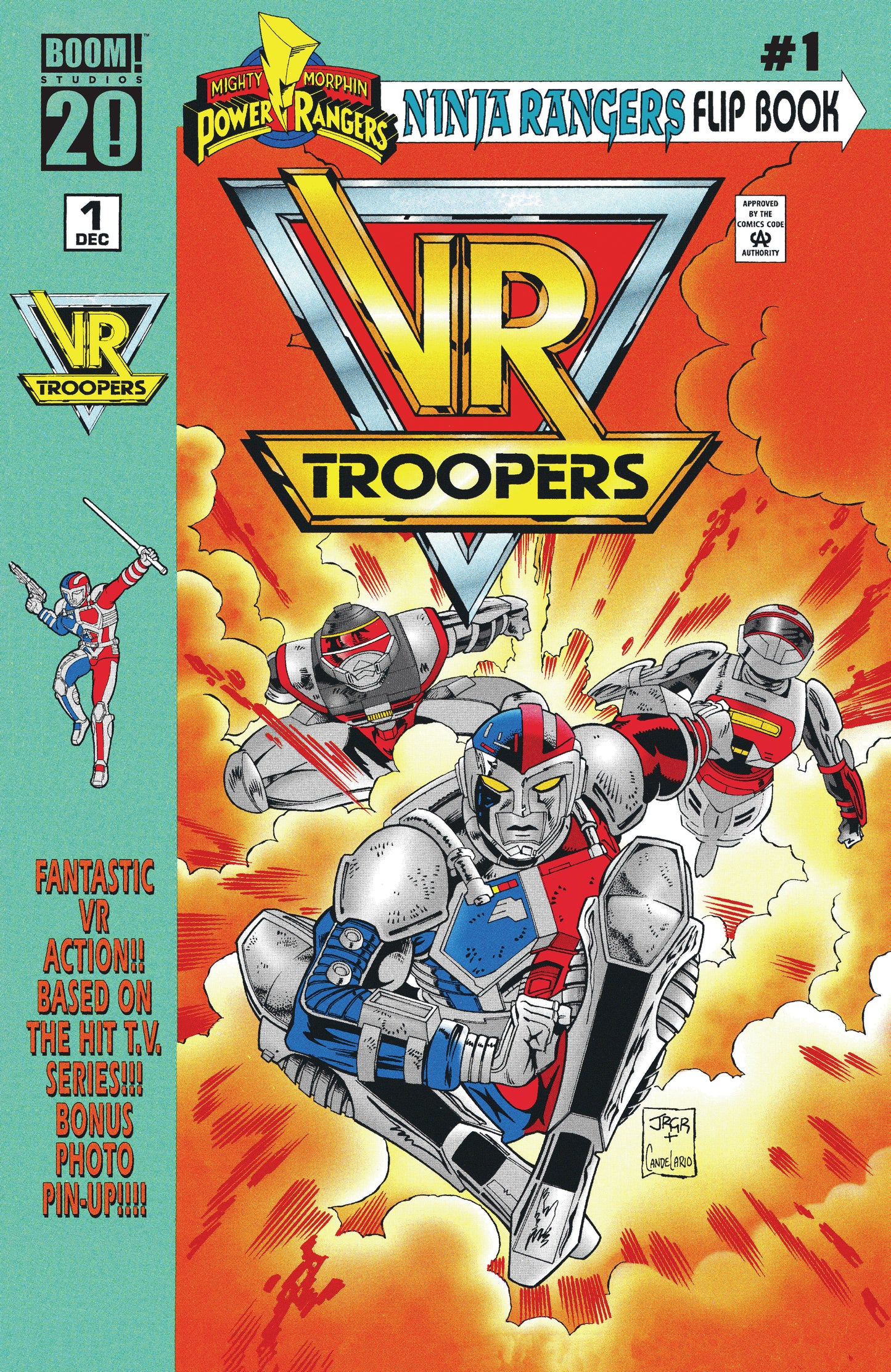 Vr Troopers/Power Rangers Flipbook Facsimile Edition #1 A Main (Dressed, Smith & Ross)