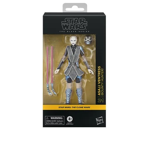 Star Wars The Black Series 3 6-Inch Action Figures Asajj Ventress Bounty Hunter