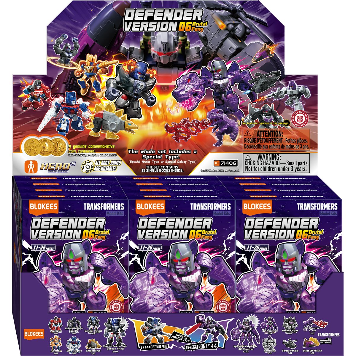 Transformers Defender Version 06 Brutal Fang Mini Model Kit