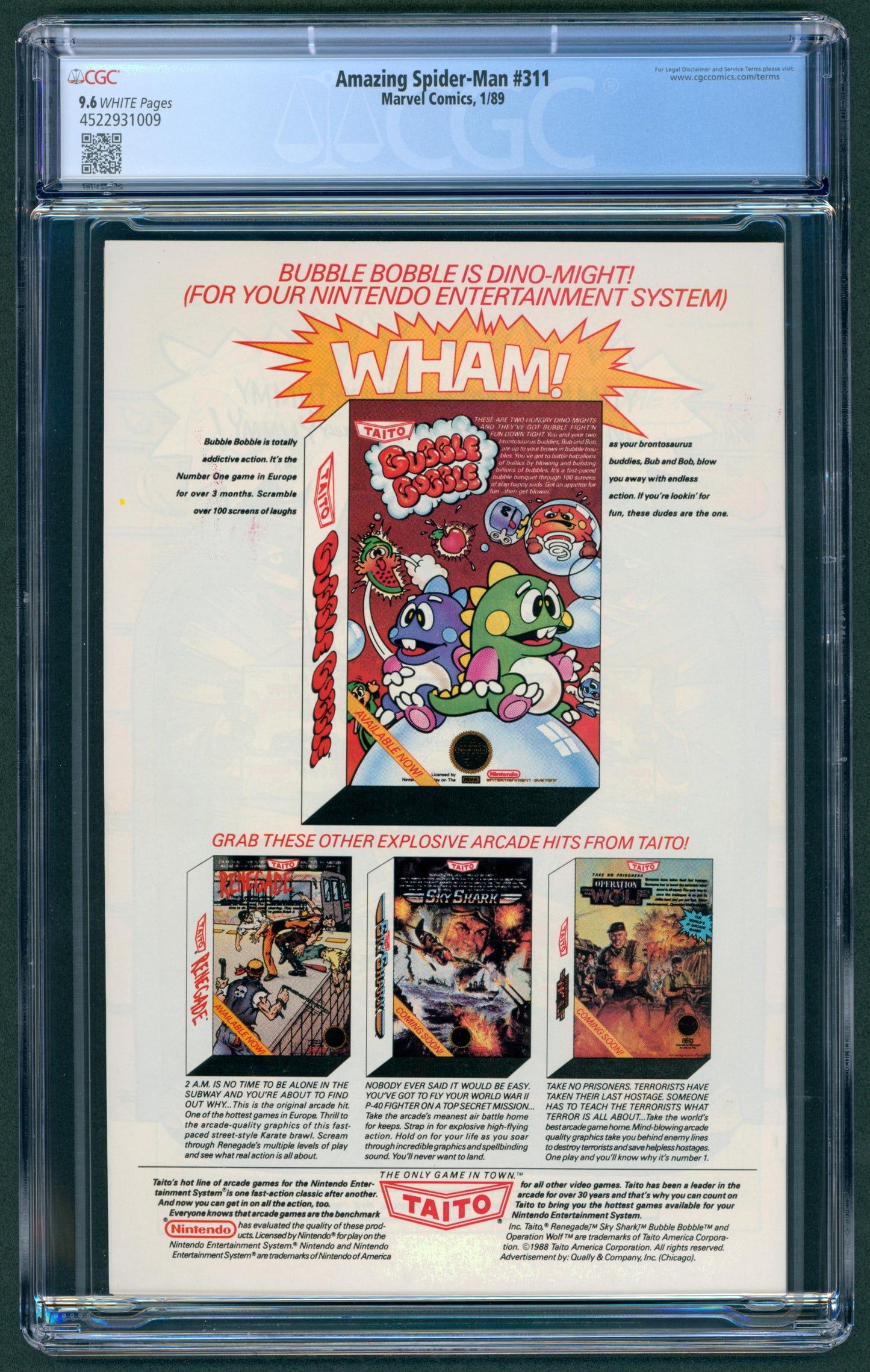 Amazing Spider-Man #311 CGC 9.6