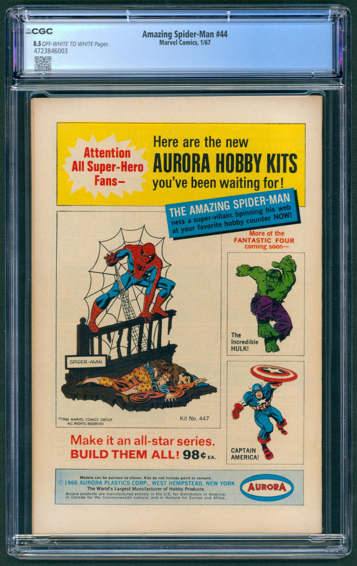 Amazing Spider-Man #44 CGC 8.5