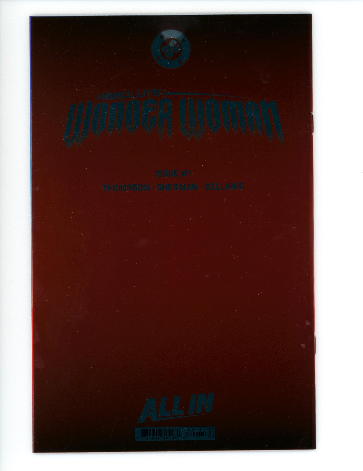 Absolute Wonder Woman #1 Cover E Logo Foil Variant NM