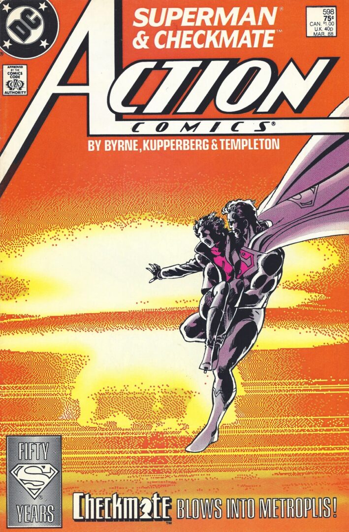 Action Comics #598 FN 1st appereance of Checkmate
