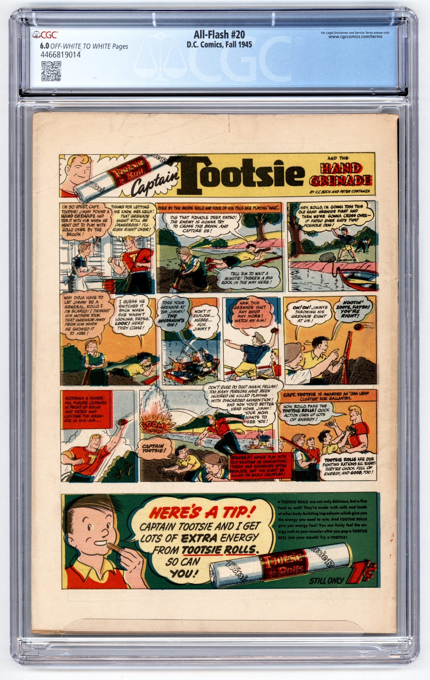 All-Flash #20 CGC 6.0