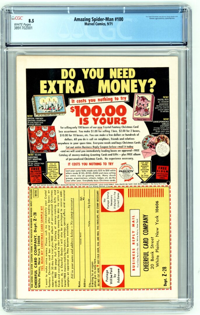 Amazing Spider-Man #100 CGC 8.5