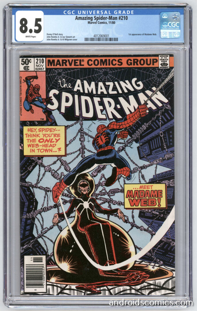 Amazing Spider-Man #210 CGC 8.5 1st App. of Madam Web