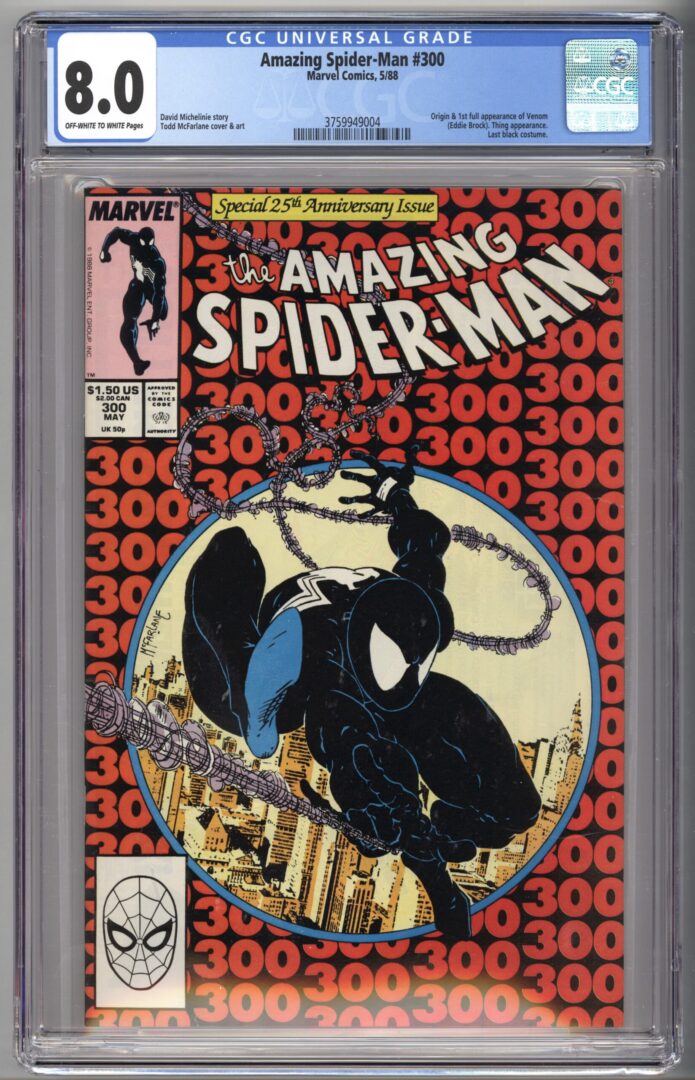 Amazing Spider-Man #300 CGC 8.0 Origin and 1st appearance of Venom