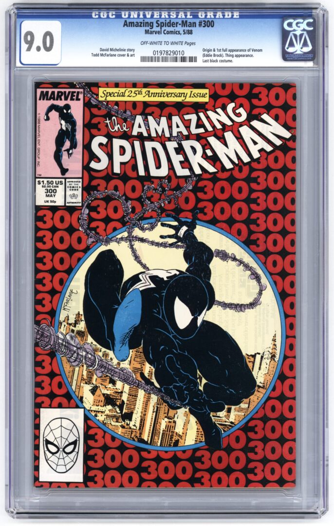 Amazing Spider-Man #300 CGC 9.0 Origin & 1st appearance of Venom