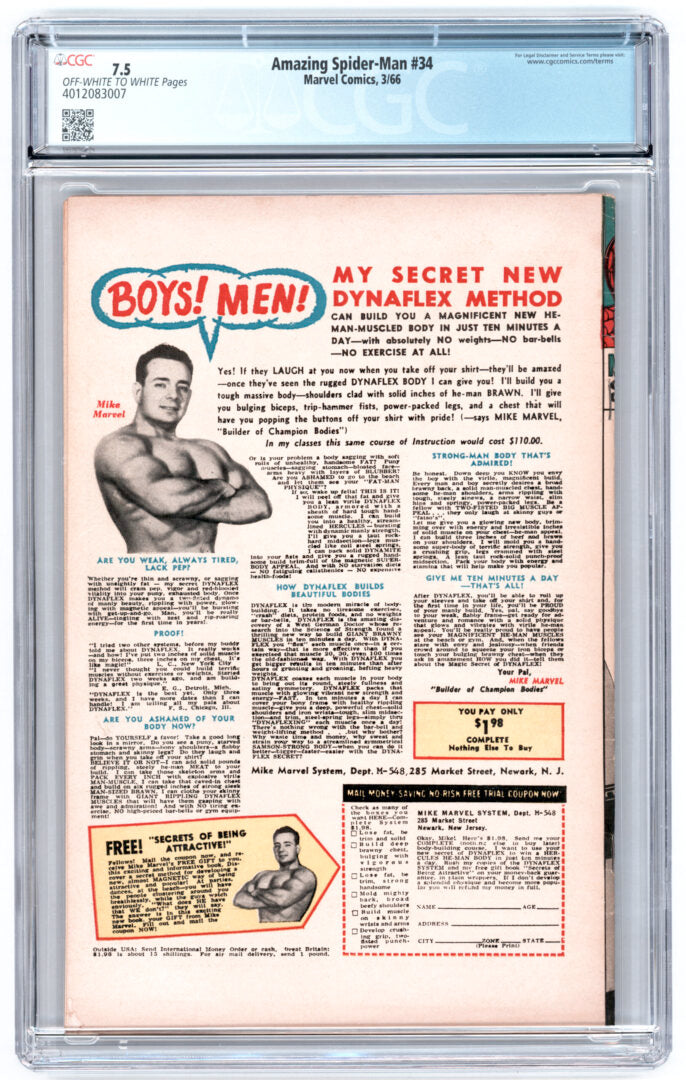 Amazing Spider-Man #34 CGC 7.5